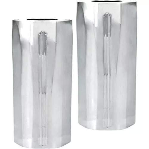Performance Machine Tech Chrome Fork Slider Covers 0208-2045-CH