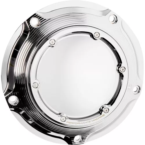 Performance Machine Vision Derby Cover for 2016-2021 Harley Touring - Chrome