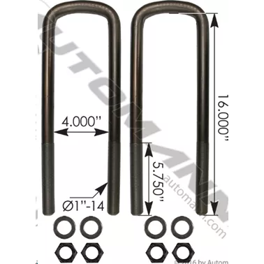 PETERBILT U-BOLT 2PK