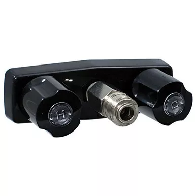 Phoenix Faucets PF213790 Dual Handle 3-3/8" Faucet with Quick Connect - Black