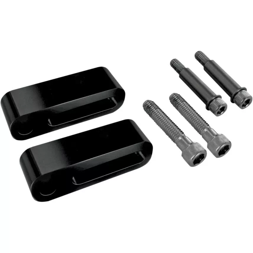 Pingel 62148 Black Rear Passenger Floorboard Extensions 10-18 Harley FLH/T