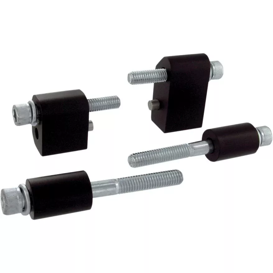 Pingel Black Driver Floorboard Extenders for Harley 09-18 Touring Models