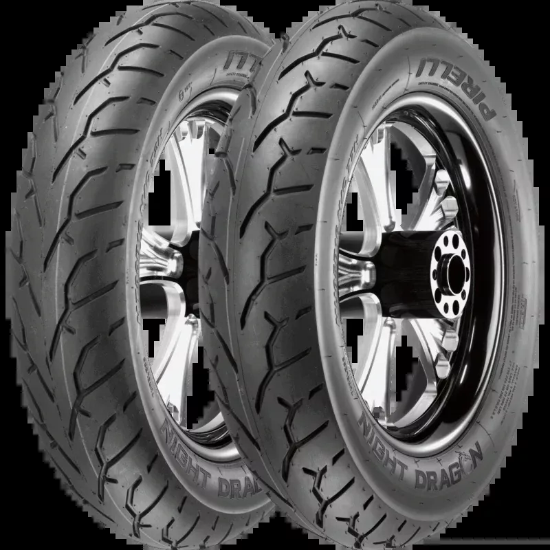 PIRELLI NIGHT DRAGON FRONT TIRES BLACKWALL