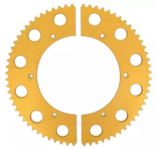 Pit Parts #219 Split Sprocket (65T - 93T) Aluminum | 5-1/4" Bolt Circle