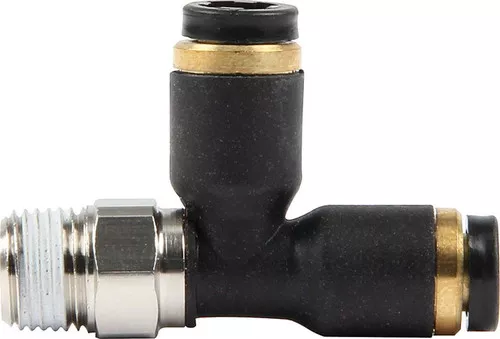 Plastic Tee Push Lock w/1/8 NPT ALL48023