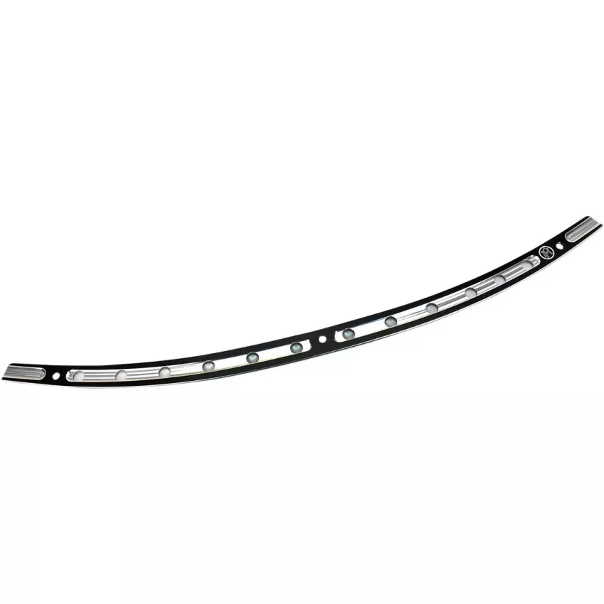 PM Performance Machine Hole Shot Windshield Trim Black Contrast Cut Harley 14-23