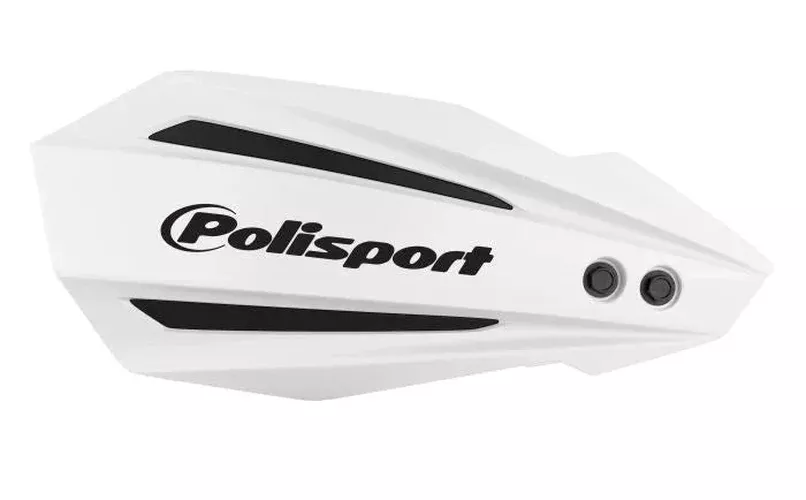 POLISPORT Plastics BULLIT HANDGUARDS WHITE 8308500025 fits 1974-1978 Honda CR125M / 1979-2007 Honda CR125R, 1997 Honda CR250 / 1974-1976 Honda CR250M, 1998-2007 Honda CR250R / 1981 Honda CR450R / 1982-1983 Honda CR480R / 1984-2001 Honda CR500R