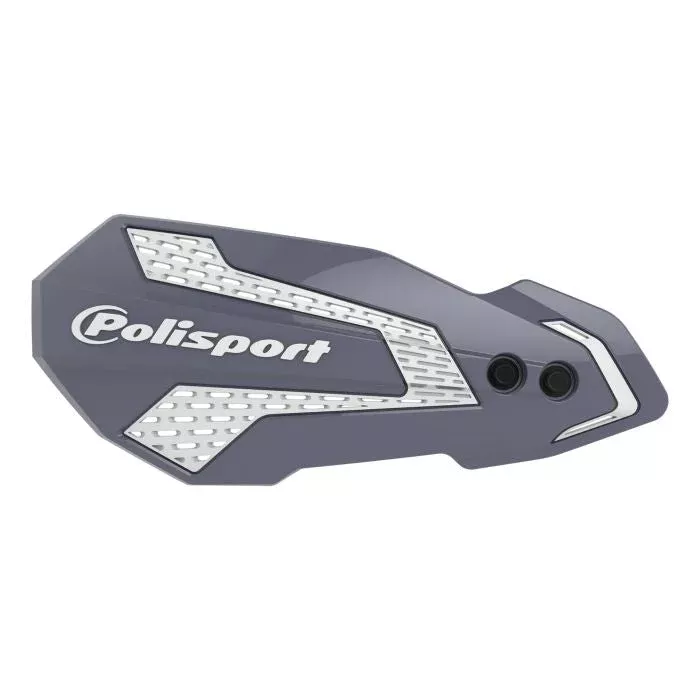 Polisport Plastics POLISPORT HANDGUARDS, MX FLOW GREY / WHITE 8308200047