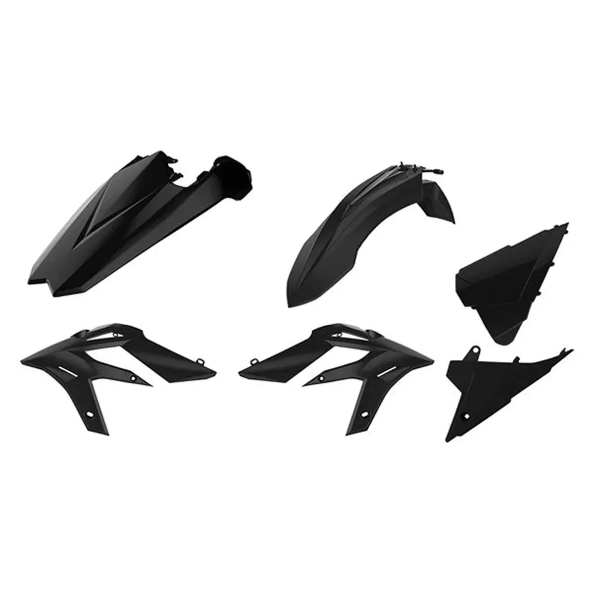 Polisport Plastics Polisport Standard Kit Black 90786 fits Beta Enduro / 2016-2017, 2019-2020 Beta Xtrainer 300