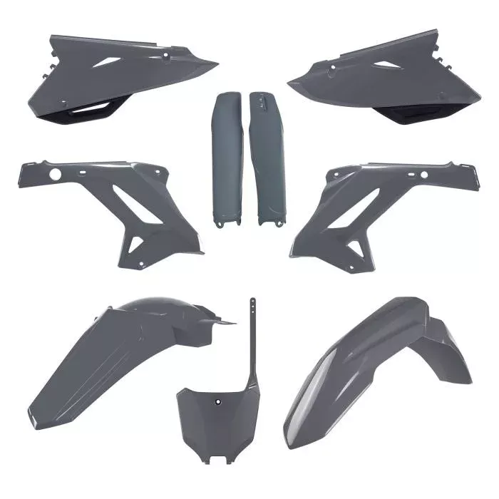 Polisport Plastics RESTYLING PLASTIC KIT , RESTYLING KIT Nardo Grey 91312 fits 2004-2007 Honda CR250R / 2004-2007 Husqvarna CR125
