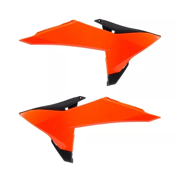 Polisport Radiator Scoops KTM (Orange/Black)