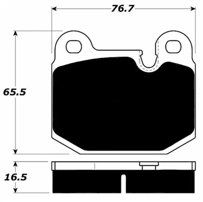 Porterfield Brake Pads for 1982 LOTUS ESPRIT ATE Caliper