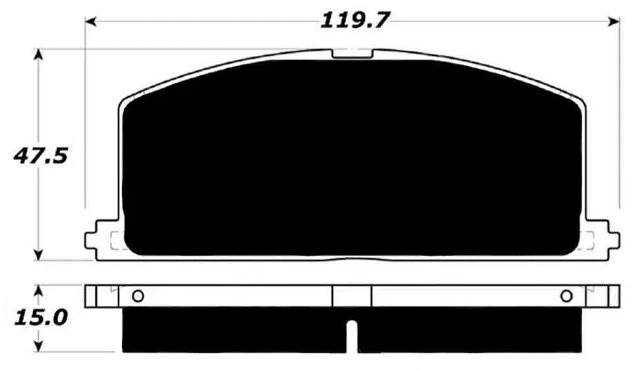 Porterfield Brake Pads for 1987 TOYOTA CELICA GT