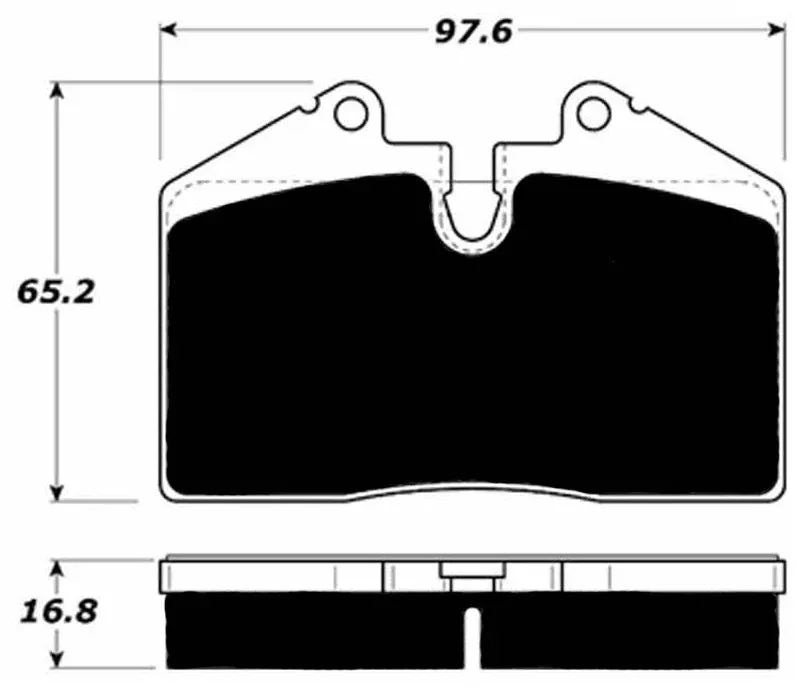 Porterfield Brake Pads for 1998 FERRARI F355 Berlinetta