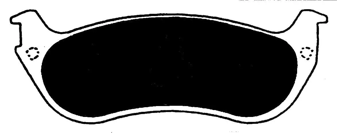 Porterfield Brake Pads for 2002 LINCOLN TOWN CAR Phenolic Piston