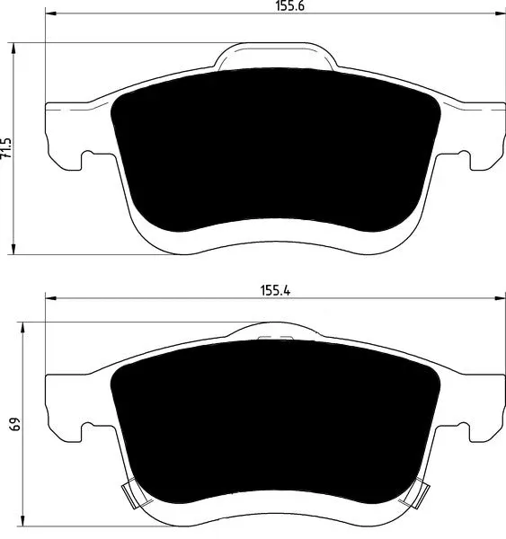 Porterfield Brake Pads for 2018 FIAT 500L