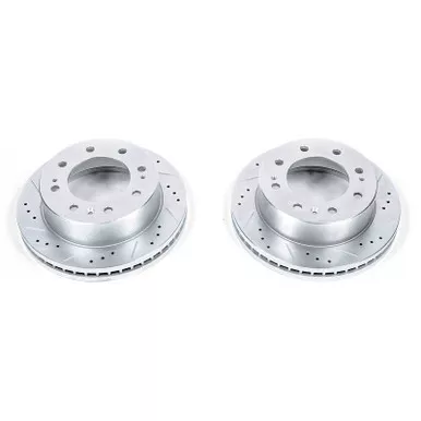 Power Stop AR82153XPR Front Drilled & Slotted Rotors fits Chevy/GMC HD Models