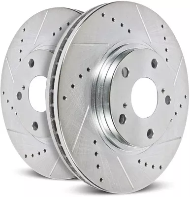 Power Stop AR85108XPR Front Drilled Slotted Rotors for Ford Expedition/F-150