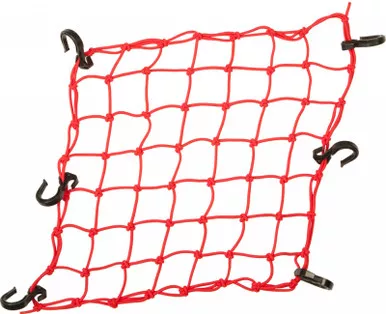 Powertye Cargo Net Adjustable Red 15"X15" - 50151