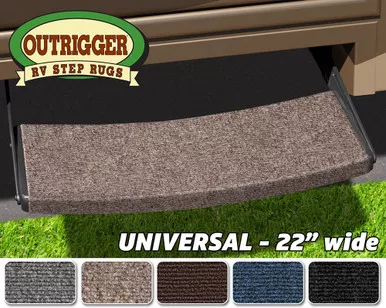 Prest-O-Fit 2-0391 Walnut Brown RV Step Rug