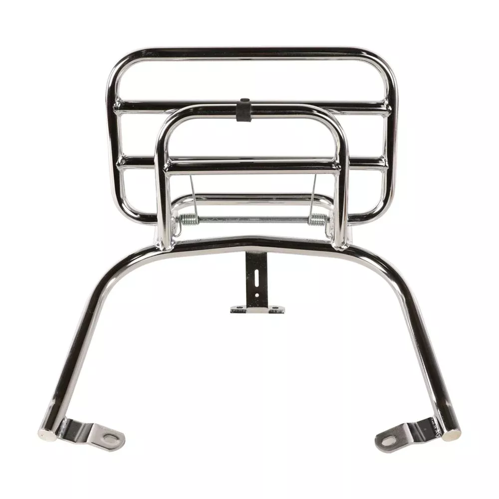 Prima Folding Rear Rack (Chrome); Vespa GTS, GTV