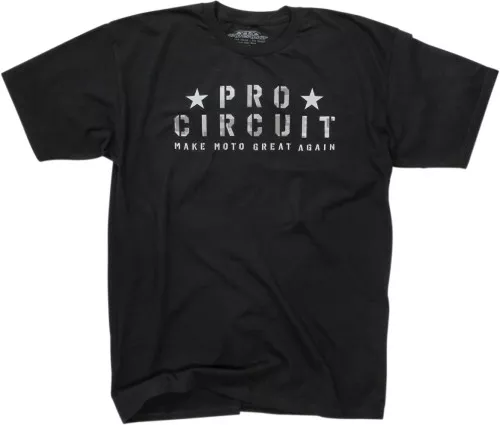 Pro Circuit Black Flag Mens Short Sleeve T-Shirt
