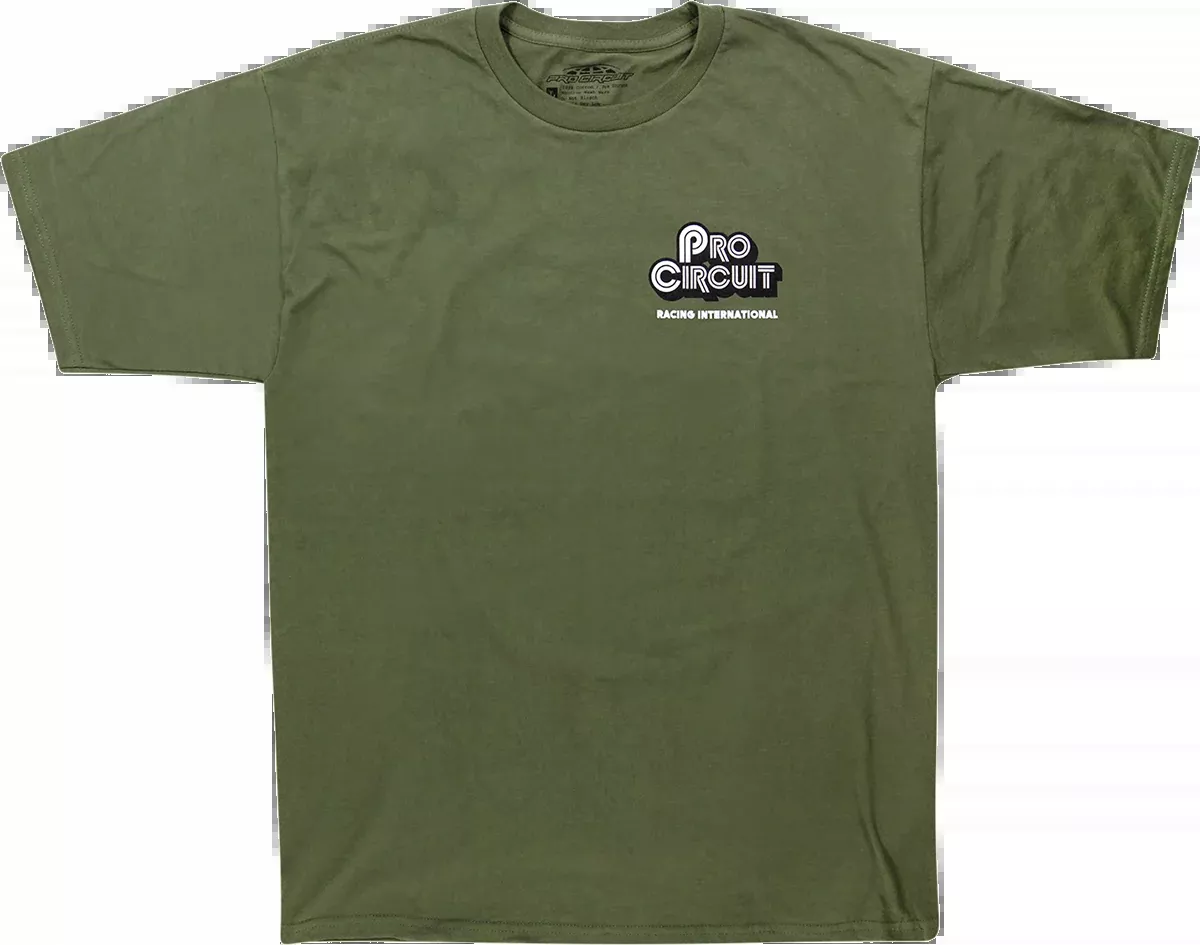 Pro Circuit Pit Bike T-Shirt – Green – Large-6431720-030