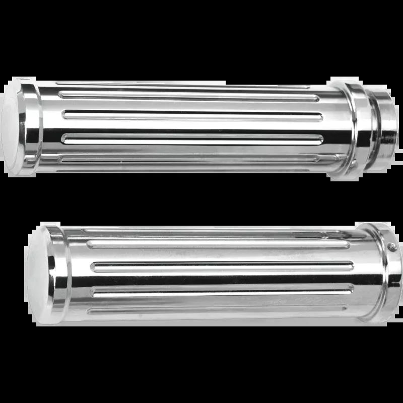 PRO ONE CHROME BILLET GRIPS FOR HARLEY DAVIDSON MODELS