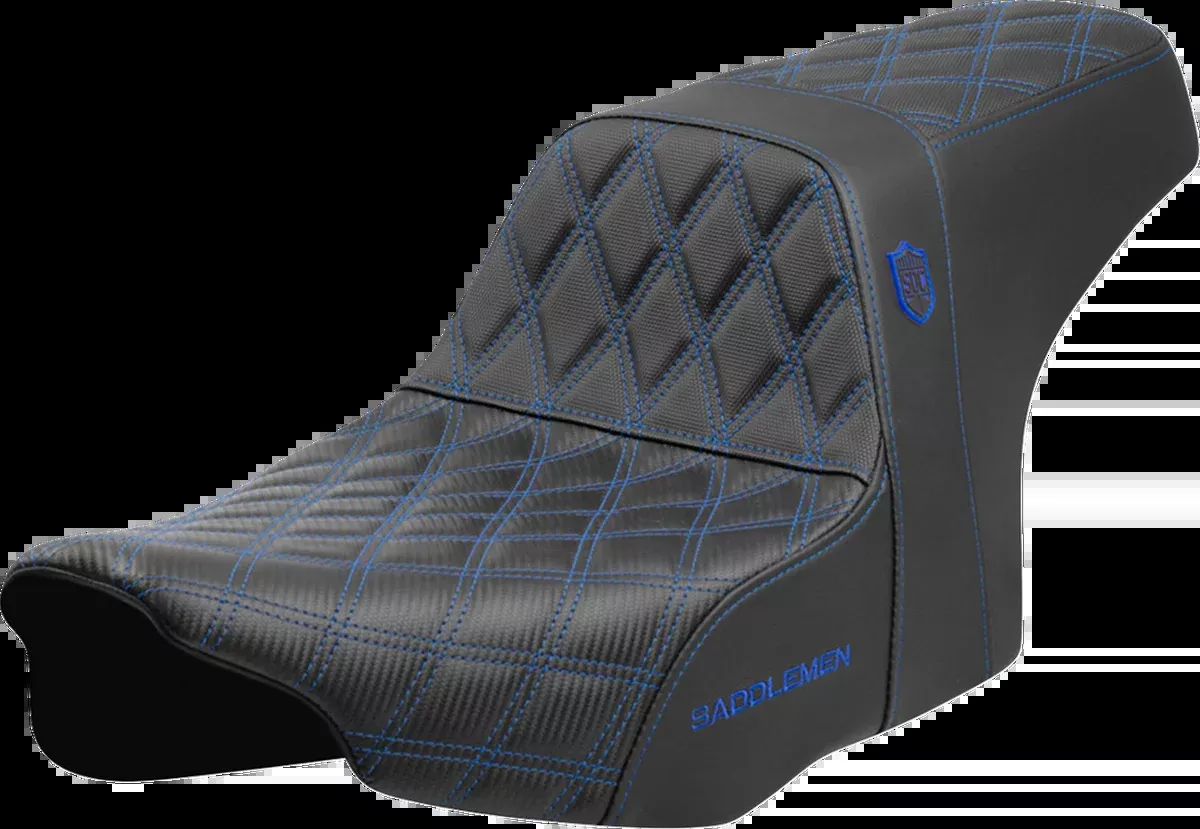Pro Series SDC Performance Seat - Blue Stitching - w/o Backrest - FLT/FLH '23-'24