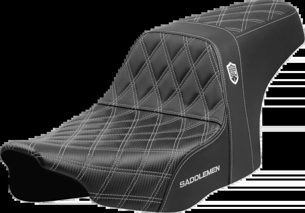Pro Series SDC Performance Seat - Silver Stitching - w/o Backrest - FLT/FLH '23-'24