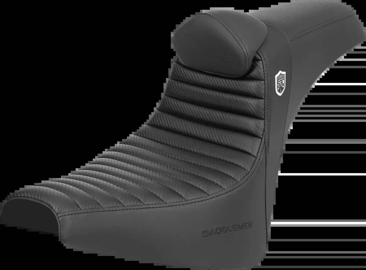Pro Series SDC Performance Seat - w/ Backrest - Tuck-n-Roll/Carbon Fiber - Gripper - FX '18-'24