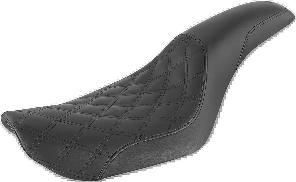 Profiler Seat - Front Lattice/Rear Smooth - Black - FXD '96-'03