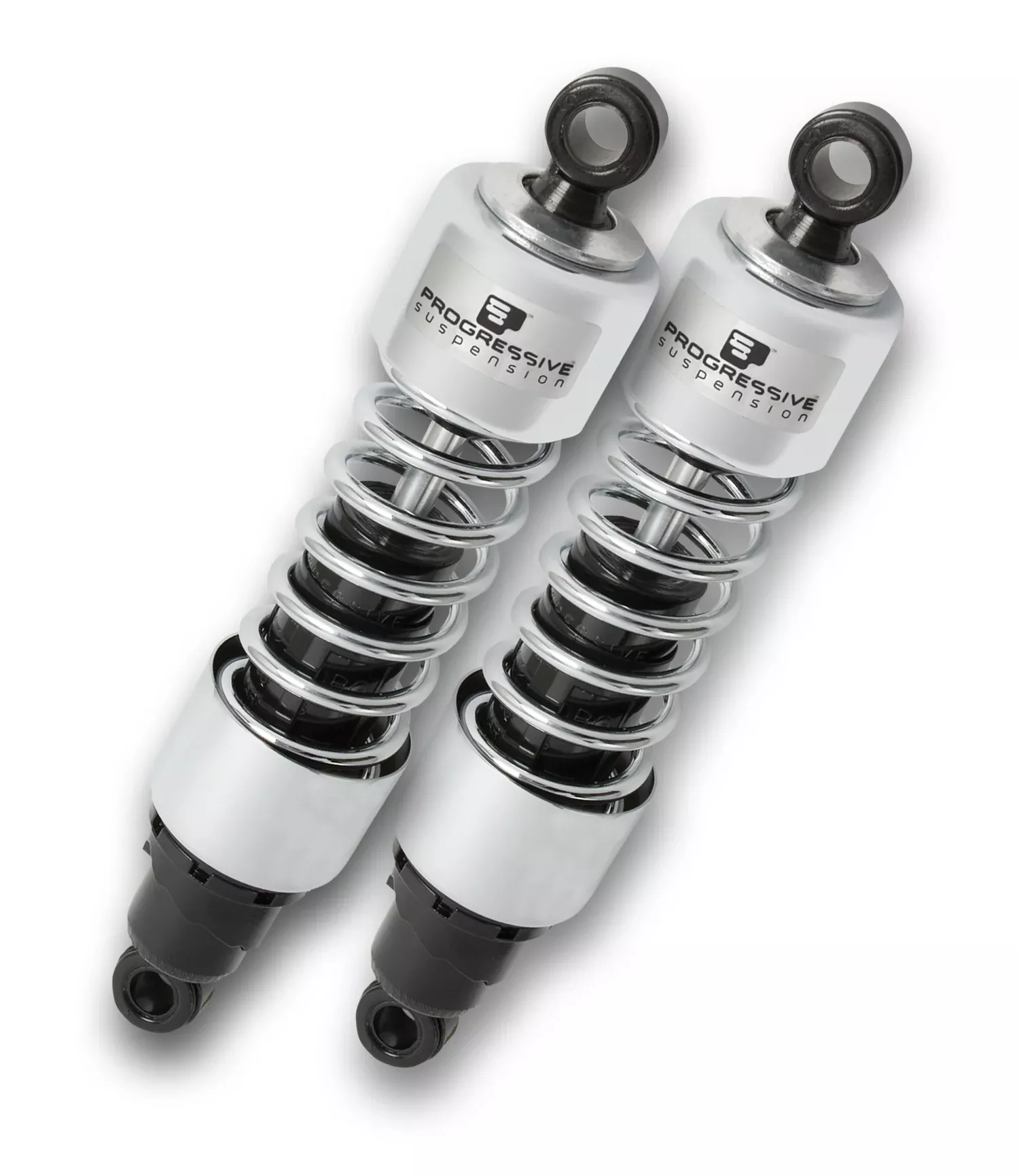 Progressive 412 Chrome Standard 13" Rear Shocks for 2004-2022 Harley Sportster