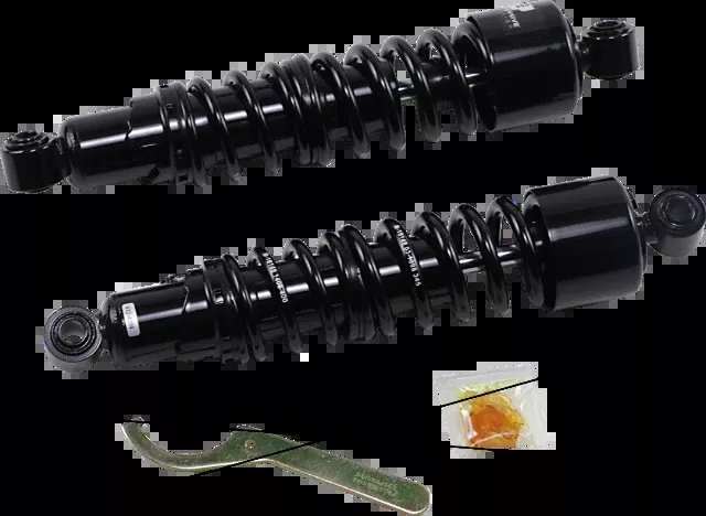 Progressive 412 series Black Rear 13" Shocks for 1999-2017 Harley Glide FXDC