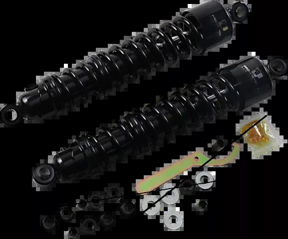 Progressive 413 series Black Rear 15" Shocks for 2015-2022 Harley SuperLow XLT