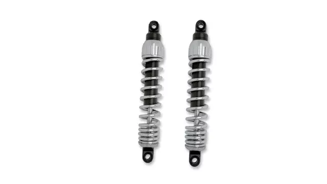 Progressive 444 Chrome 13" Heavy Duty Rear Shocks for 1980-2024 Harley Touring