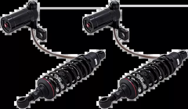 Progressive Black 990 Series 12" Rear Shocks for 1994-25 Harley Touring CVO FLHX