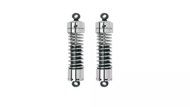 Progressive Chrome 412 Standard 13" Rear Shocks 2006-2025 Harley Touring Models