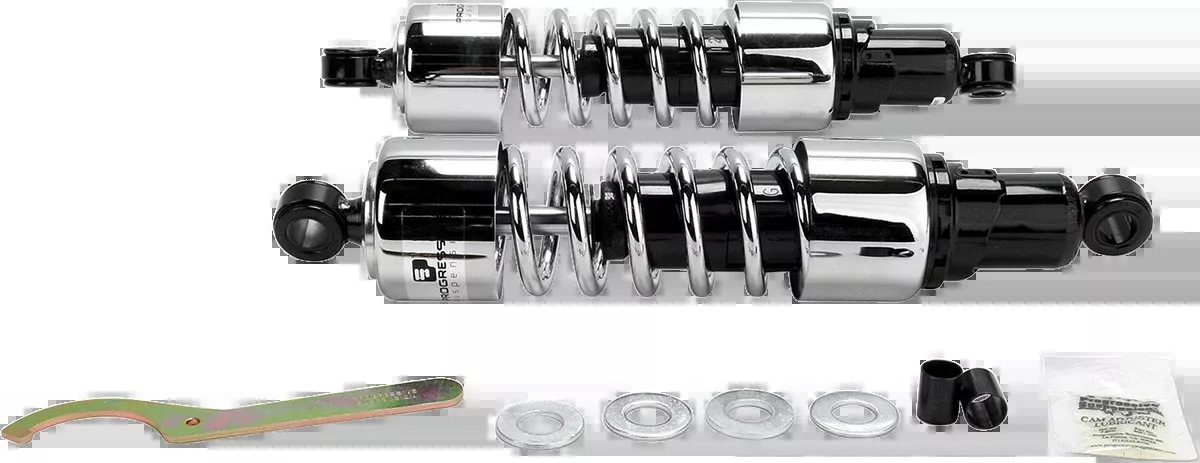 Progressive Suspension 412 Cruiser Series 13.5″ Chrome Heavy Duty Shocks – Model 412-4223C