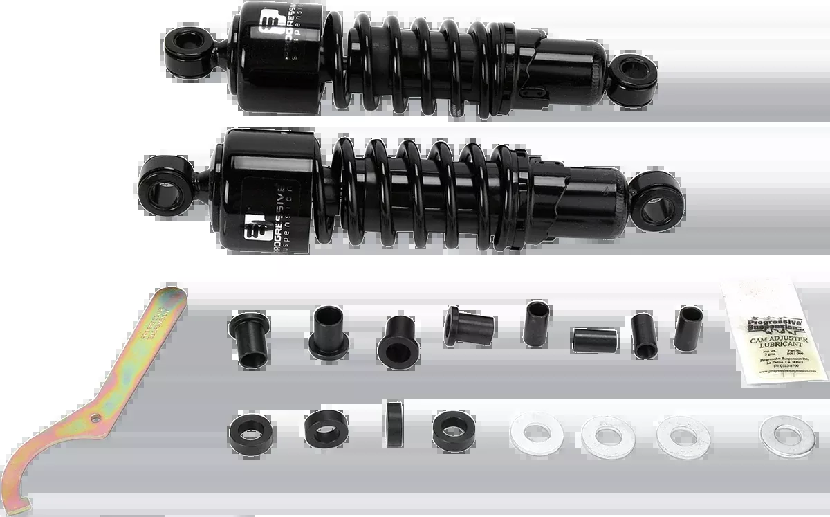 Progressive Suspension 412 Series Shock – 11 Inch Standard Black for Harley-Davidson 412-4005B