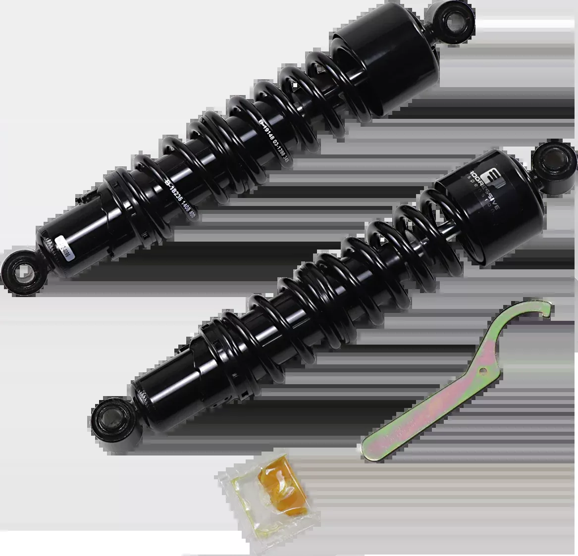 Progressive Suspension 412 Series Shock for Harley FXD – 14 inch Heavy Duty Black | Part 412-4086B