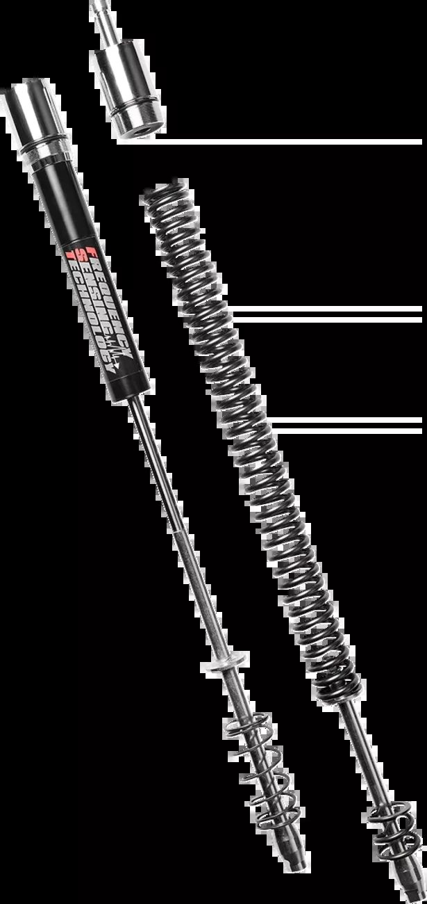 Progressive Suspension Monotube Fork Cartridge Kit – +2 Inch Over Stock for Improved Handling and Stability