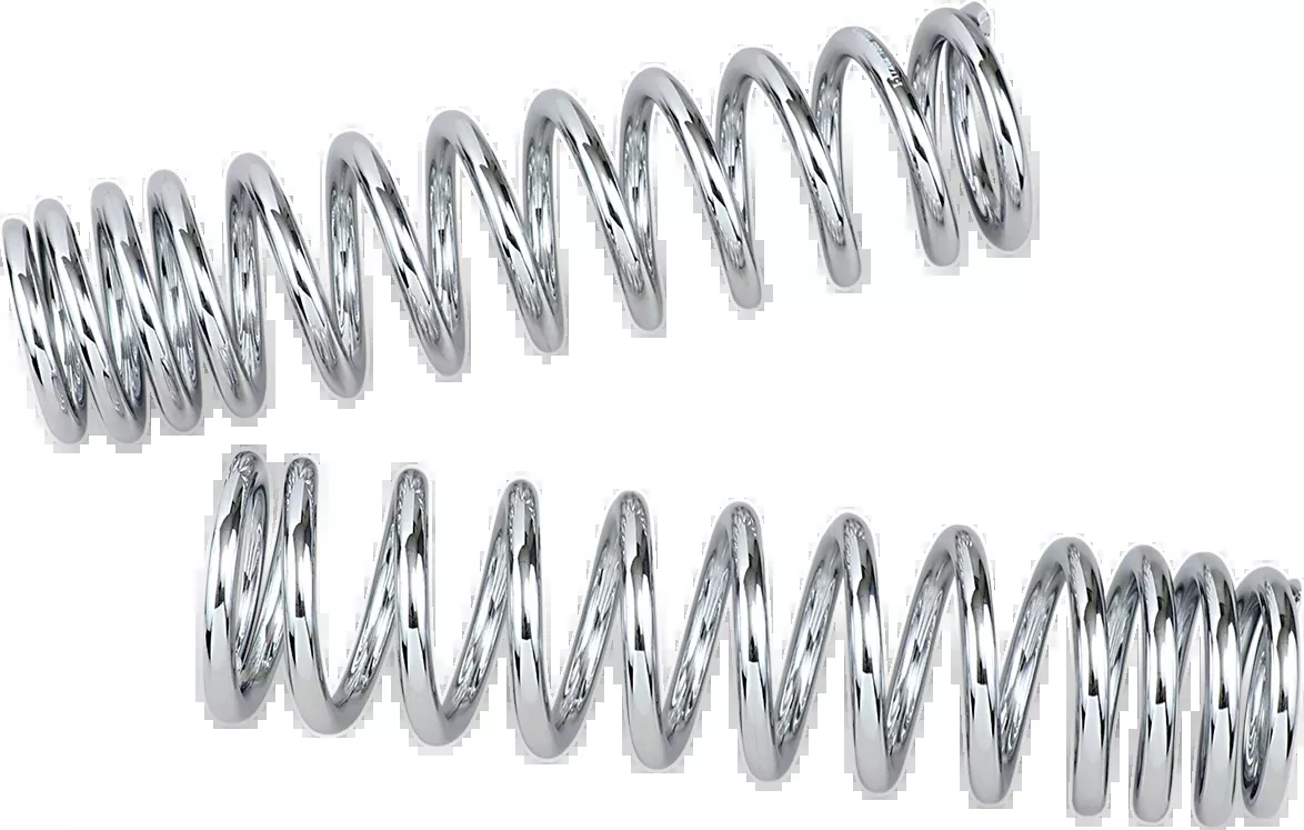 Progressive Suspension Shock Springs 03-1365C – 120-170 lb/in Chrome for 12-Series Shocks