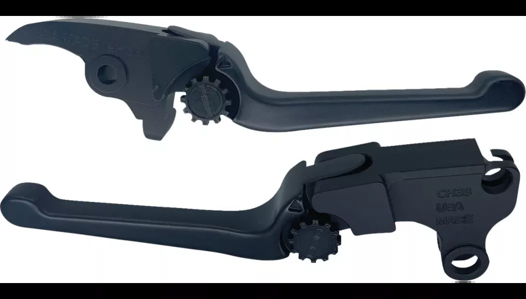 PSR Anthem Adjustable Lever Set for Harley Davidson – Black – 23-24 Road/Street Glide – 12-00667-22
