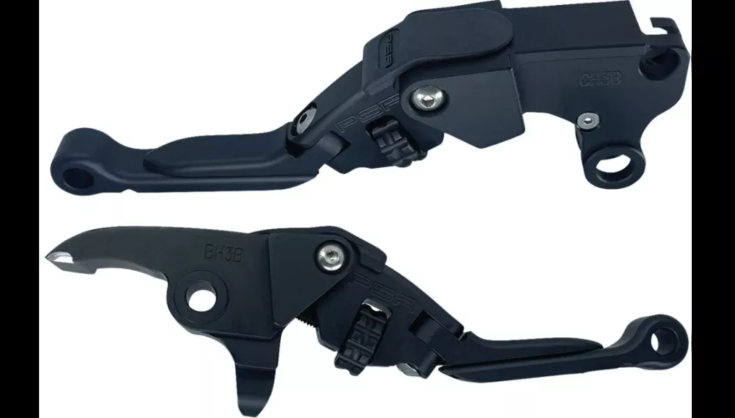 PSR Lever Set – Anthem Pro Adjustable Lever Set for Harley Davidson – Black – 12-03667-22