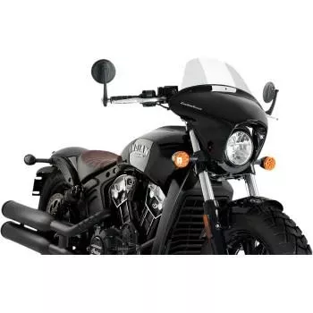 Puig Custom Access Batwing Fairing for '18-24 Indian Scout Bobber - Long Screen