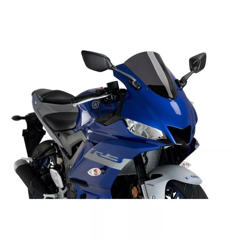 Puig R-Racer Screen (Yamaha) YZF-R3 Dark Smoke