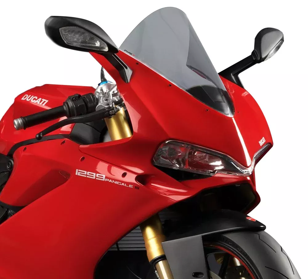 Puig Racing Windscreen for 2015-17 Ducati 1299 Panigale – Light Smoke