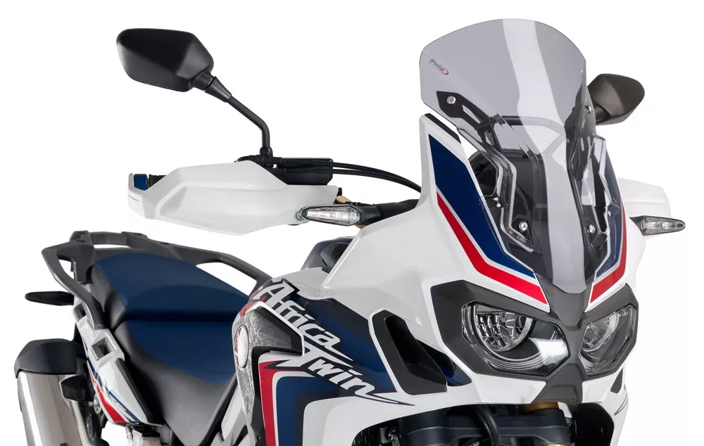 Puig Racing Windscreen for 2016-17 Honda CRF1000L Africa Twin – Smoke