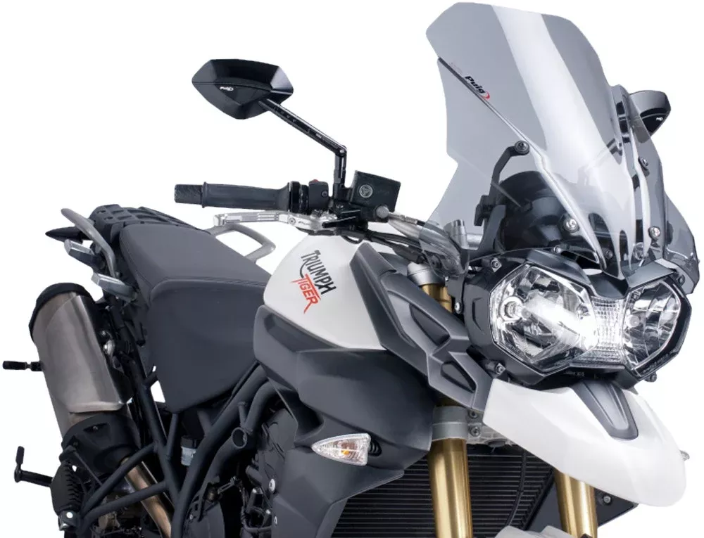 Puig Touring Windscreen for 2011-17 Truimph Tiger 800 – Smoke